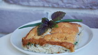 Рецепт Пышного омлета с базиликом