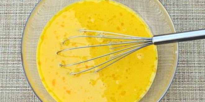 Рецепт пышного омлета с молоком в духовке