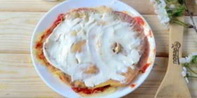 Рецепт слоеного омлета на завтрак