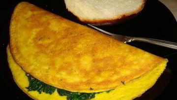 Рецепт Сырного омлета, запеченного в духовке