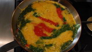 Рецепт Трехцветного омлета