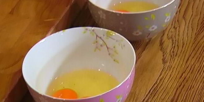 Рецепт трехцветного омлета