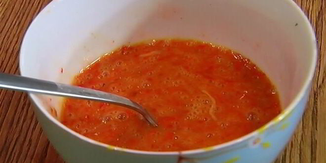 Рецепт трехцветного омлета