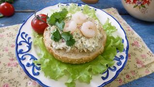 Рецепт закусок с креветками