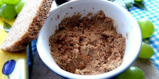 Рецепт ароматного паштета к завтраку