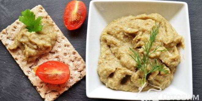 Рецепт еврейского паштета — баклажана с яйцом