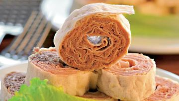 Рецепт Мясного паштета в лаваше