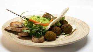 Рецепт Паштета и фалафель из зеленого горошка