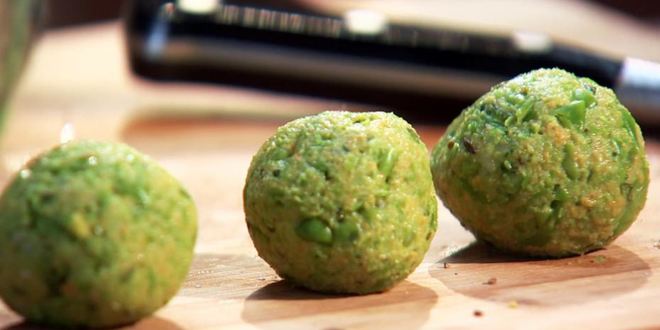 Рецепт паштета и фалафель из зеленого горошка