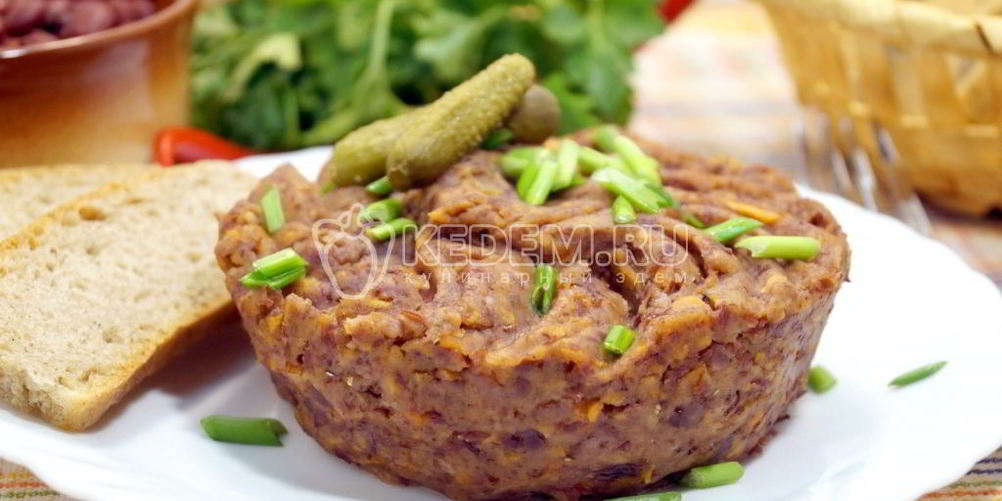 Как приготовить паштет из фасоли