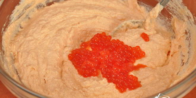 Рецепт паштета из форели с икрой праздничный