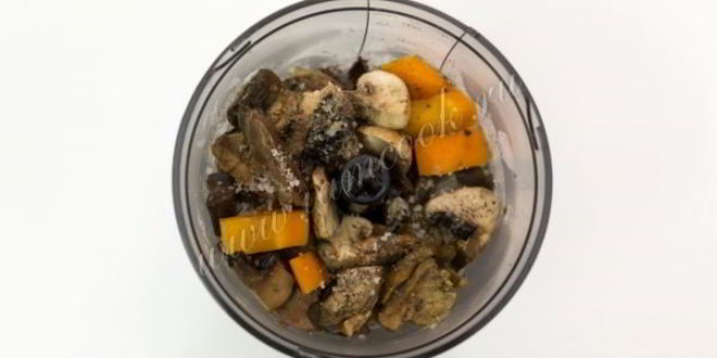 Рецепт паштета из куриной печени с овощами