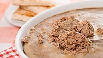 Рецепт Паштета из куриной печени с сыром и чесноком