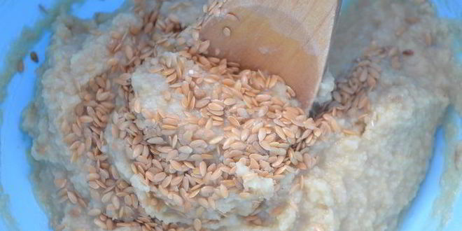 Рецепт паштета из нута с яблоками и хлебцами из отрубей