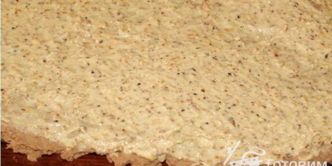 Рецепт паштета из печени с маслом и орехами