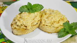 Рецепт Паштета из сельди с морковью и плавленным сыром