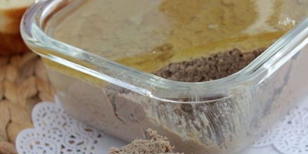 Как приготовить паштет из свиной печени с яблочным желе