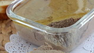 Рецепт Паштета из свиной печени с яблочным желе