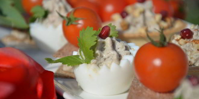 Рецепт паштета из яиц и баклажанов