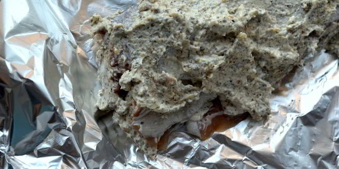 Рецепт паштета из запеченного хека с грецкими орехами