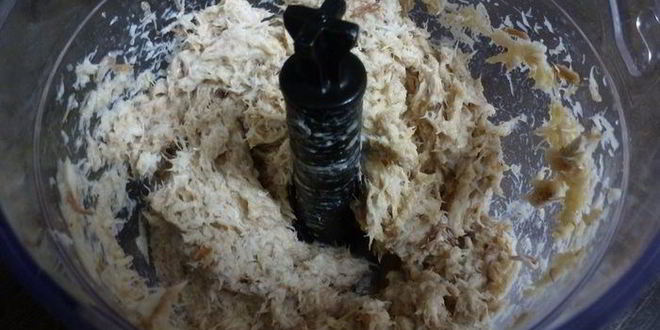 Рецепт паштета из запеченной скумбрии с чесноком