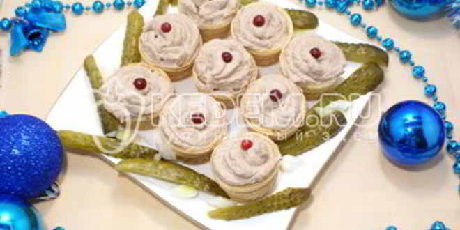 Рецепт паштета рыбного нежные корзинки