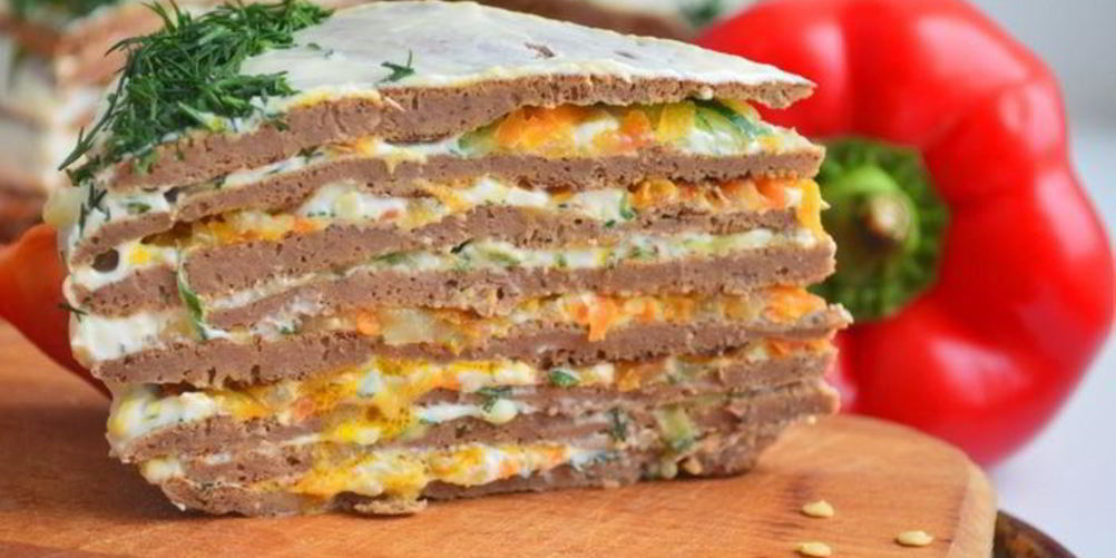 Как приготовить печеночный торт освежающий