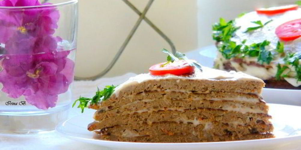 Как приготовить печеночный торт с гречневой мукой