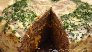 Рецепт Торта из говяжьей печени