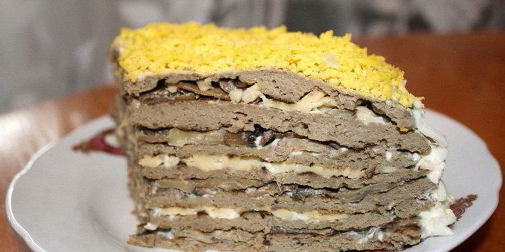 Как приготовить торт из печени