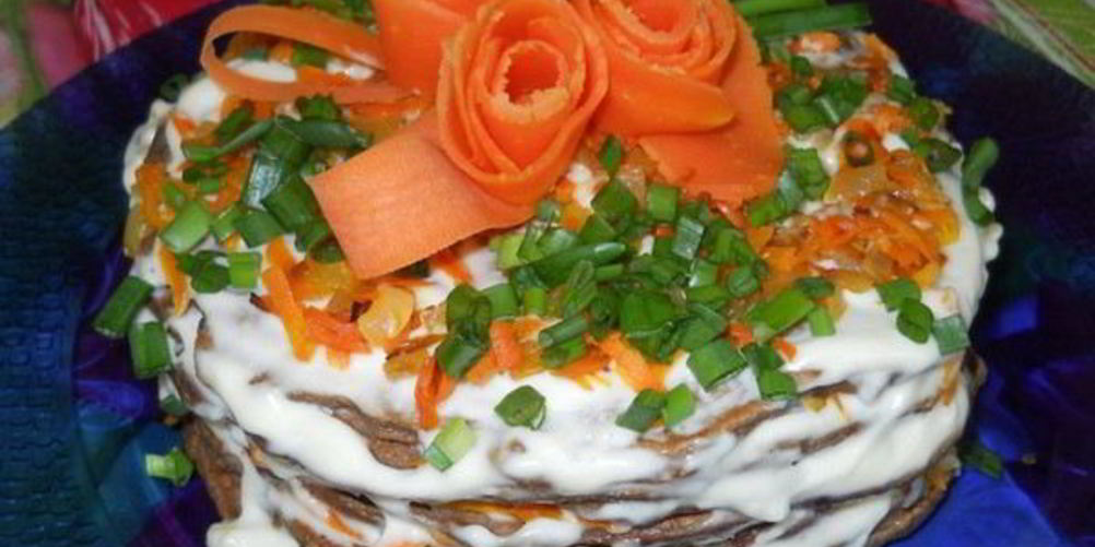 Как приготовить торт печеночный на закуску