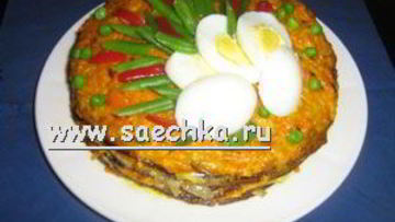 Рецепт Тортика из печенки