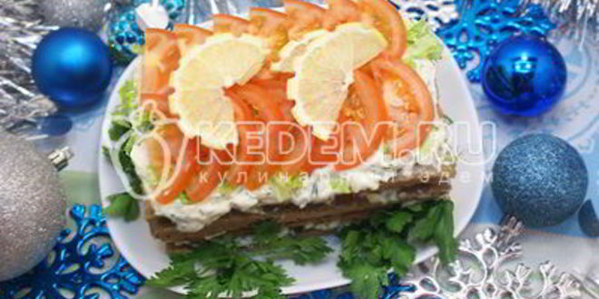 Рецепт тортика печеночного