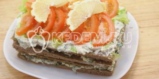 Рецепт тортика печеночного