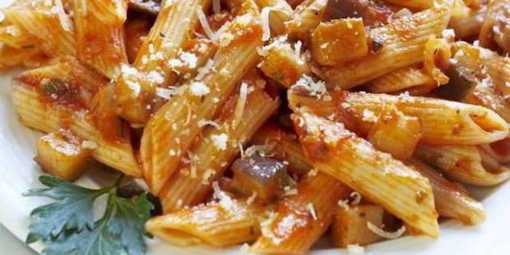 Как приготовить пенне с баклажановым соусом