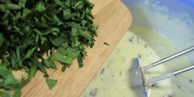 Рецепт плавленного сыра с грибами и зеленью