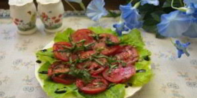 Рецепт помидоров с базиликом