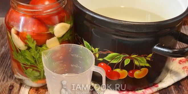 Рецепт помидоров с петрушкой на зиму