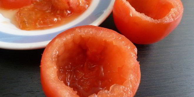 Рецепт помидоров с заливным из курицы