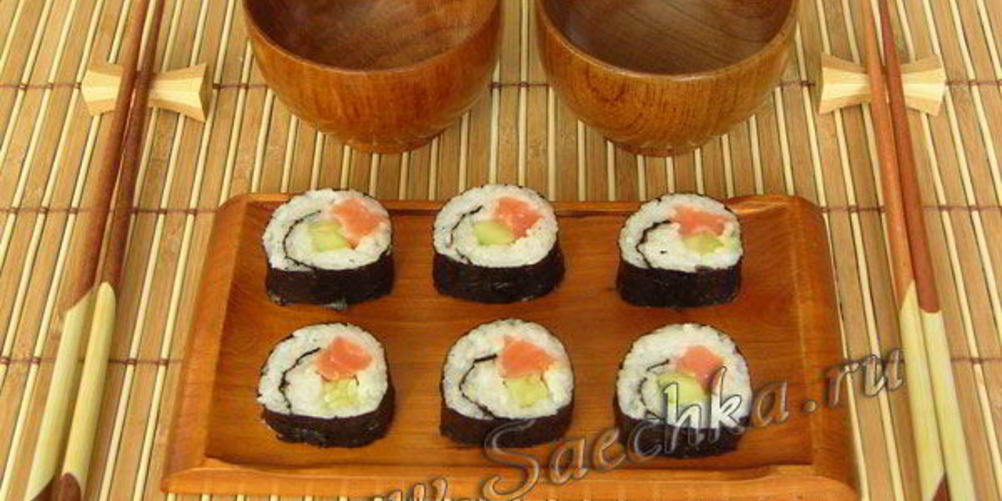 Как приготовить домашние суши