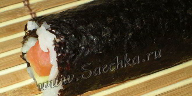 Рецепт домашних суш
