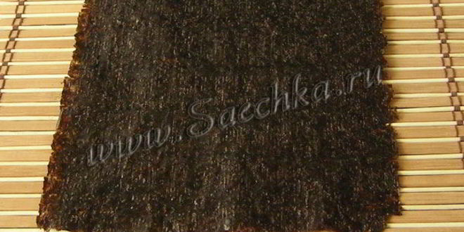 Рецепт домашних суш