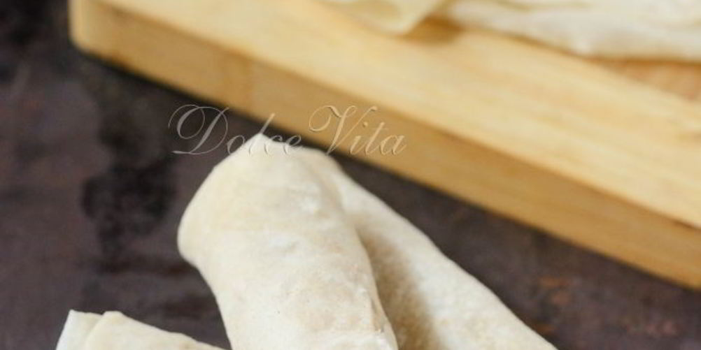 Как приготовить рисовые блинчики для спринг-роллов