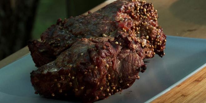 Рецепт ролла с пастромой