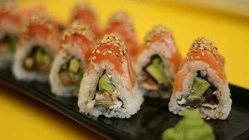 Рецепт Роллов Гонконг с угрем по-домашнему