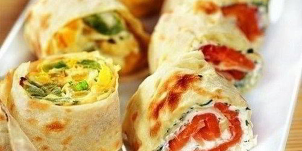 Как приготовить роллы из лаваша с красной рыбой и ветчиной