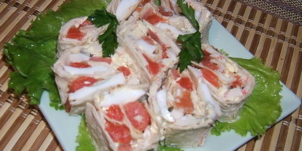 Как приготовить роллы из лаваша