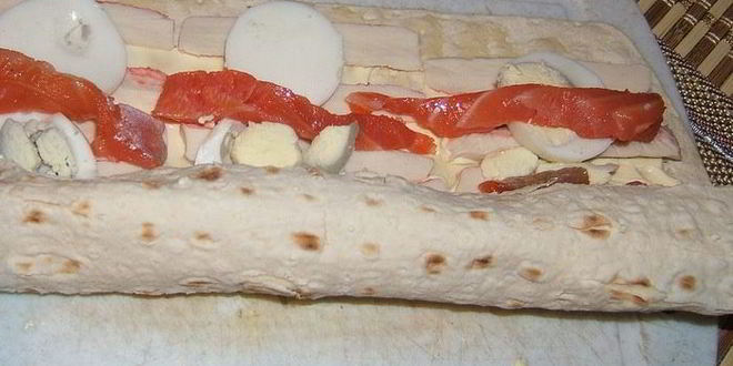 Рецепт роллов из лаваша