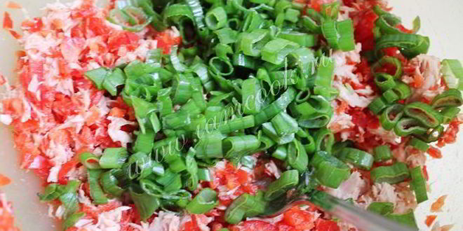 Рецепт роллов из теста с тунцом