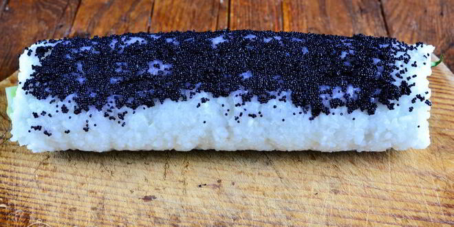 Рецепт роллов с огурцом, курицей и тофу